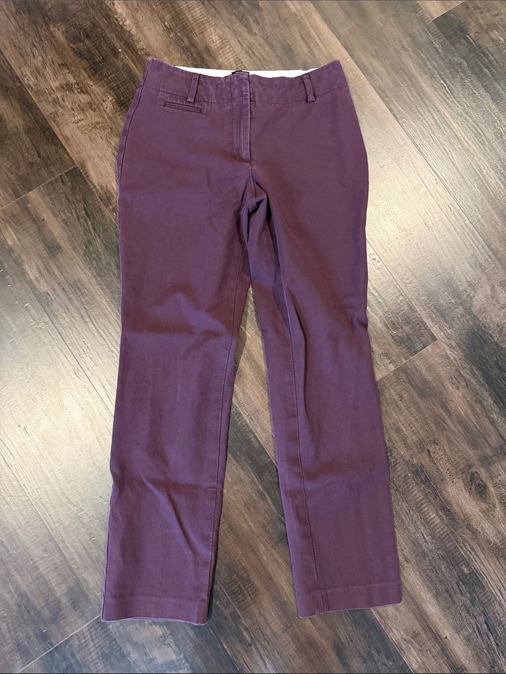 Talbots Plum Straight-Leg Pants